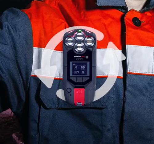 Blackline Safety G7 Gas Detector with KLICK FAST Mounting System